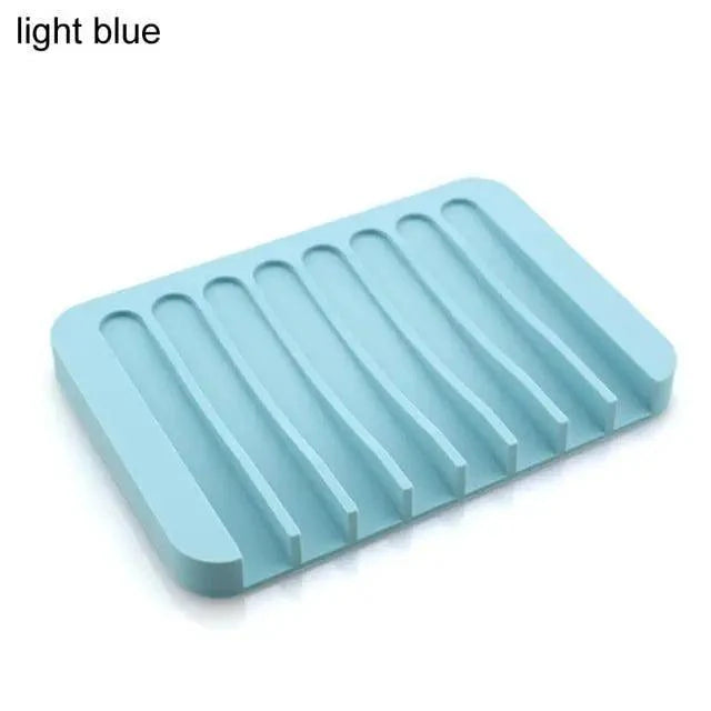 Sponge Holder PP Wheat Straw Storage Rack Drain Soap Box Tray Soapbox 1 Pcs Shower Soap Tray Tool Soap Dish Plate Holder Waterfall Draining Soap Sponge Holder for Shower Kitchen Sink Bathroom Laundry Countertop Face Body Bath Soap, Soap-Saving Dish