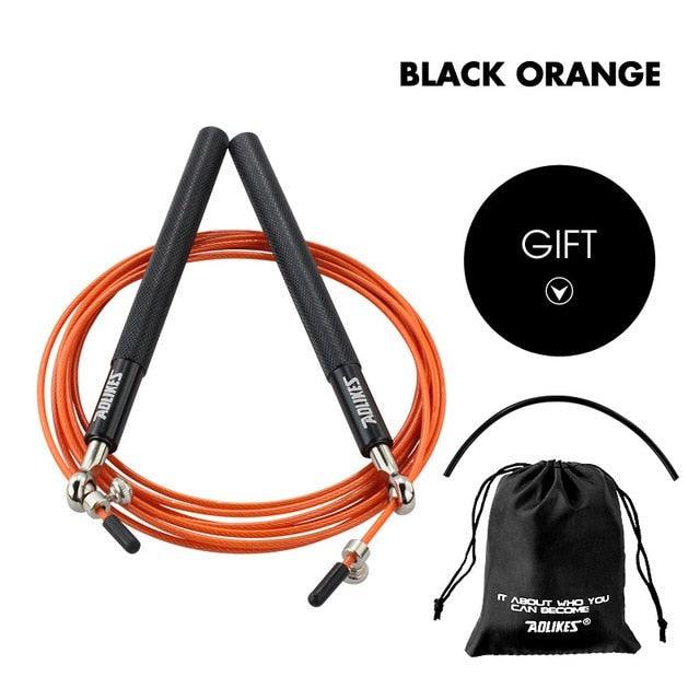 Sport Speed Jump Rope Professional Skipping Rope Adjustable Length Ergonomic Design Jumping Ropes For Speed Workout Ideal For Boxing Fitness Skip Workout Training