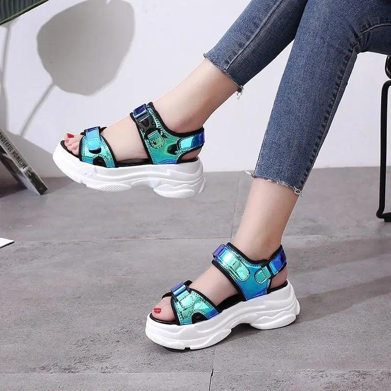 Sport Womens Colorful Sandals Cool Beach Fashion High Comfortable Stylish Women Sandals