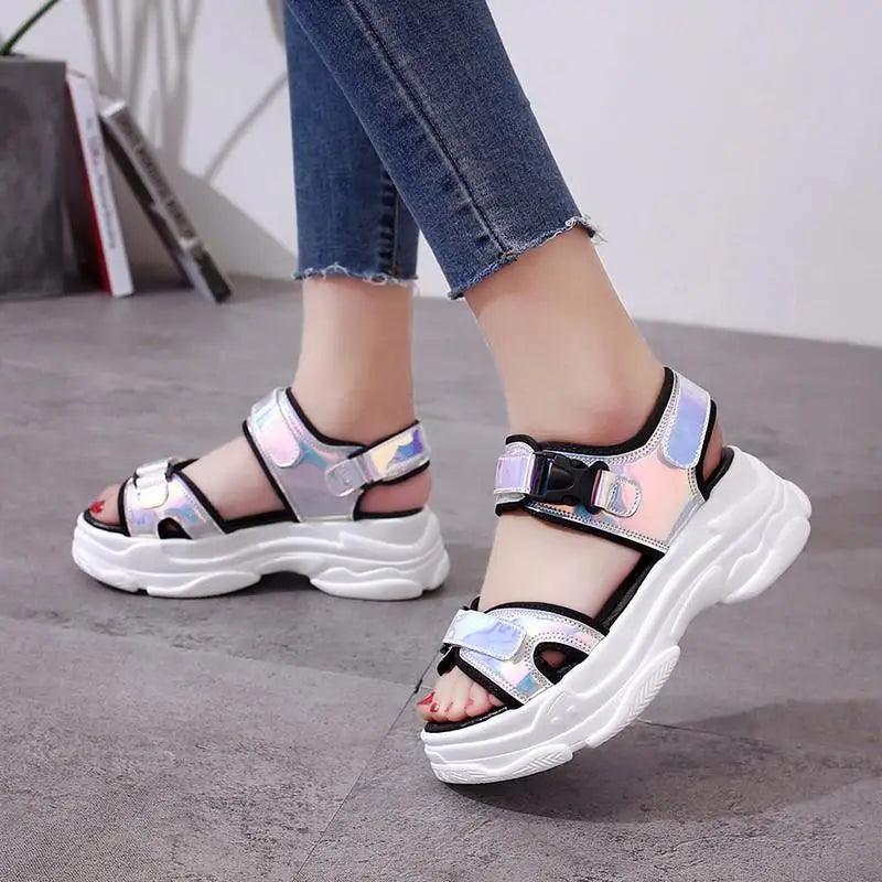 Sport Womens Colorful Sandals Cool Beach Fashion High Comfortable Stylish Women Sandals