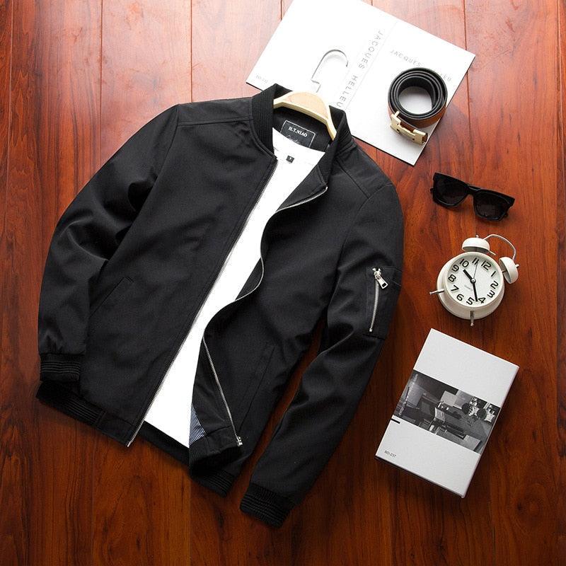 Veste classique de printemps pour homme, manteau élégant et décontracté, coupe ajustée, style hip-hop, pour homme, automne, grande taille, vêtement léger.