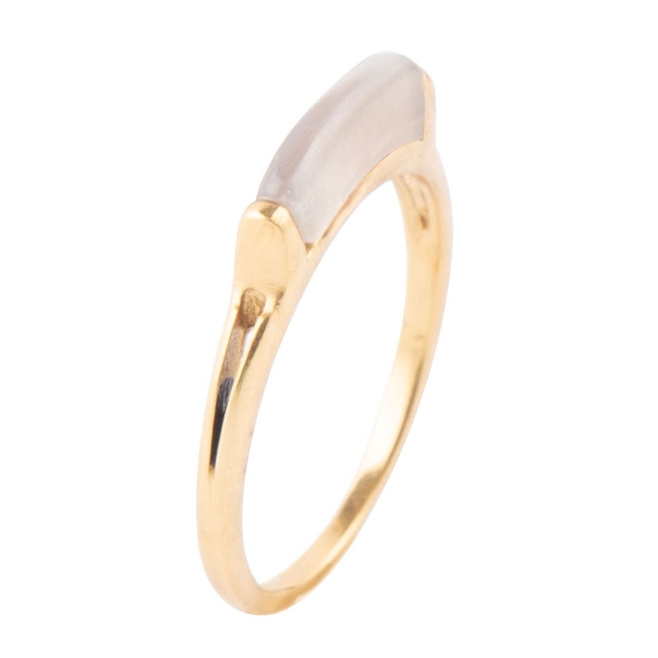 Stapelbarer Botswana-Achat-Ring
