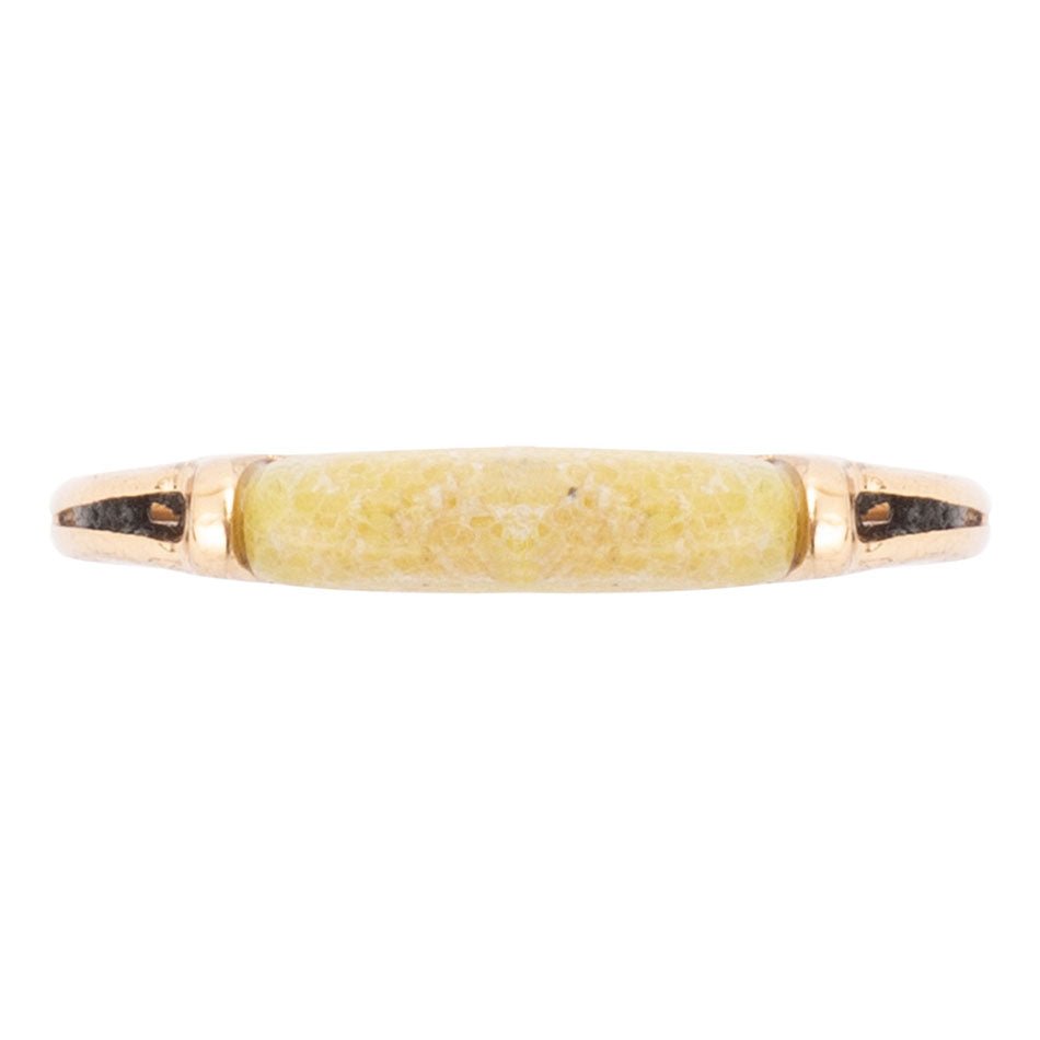 Bague empilable en aventurine verte