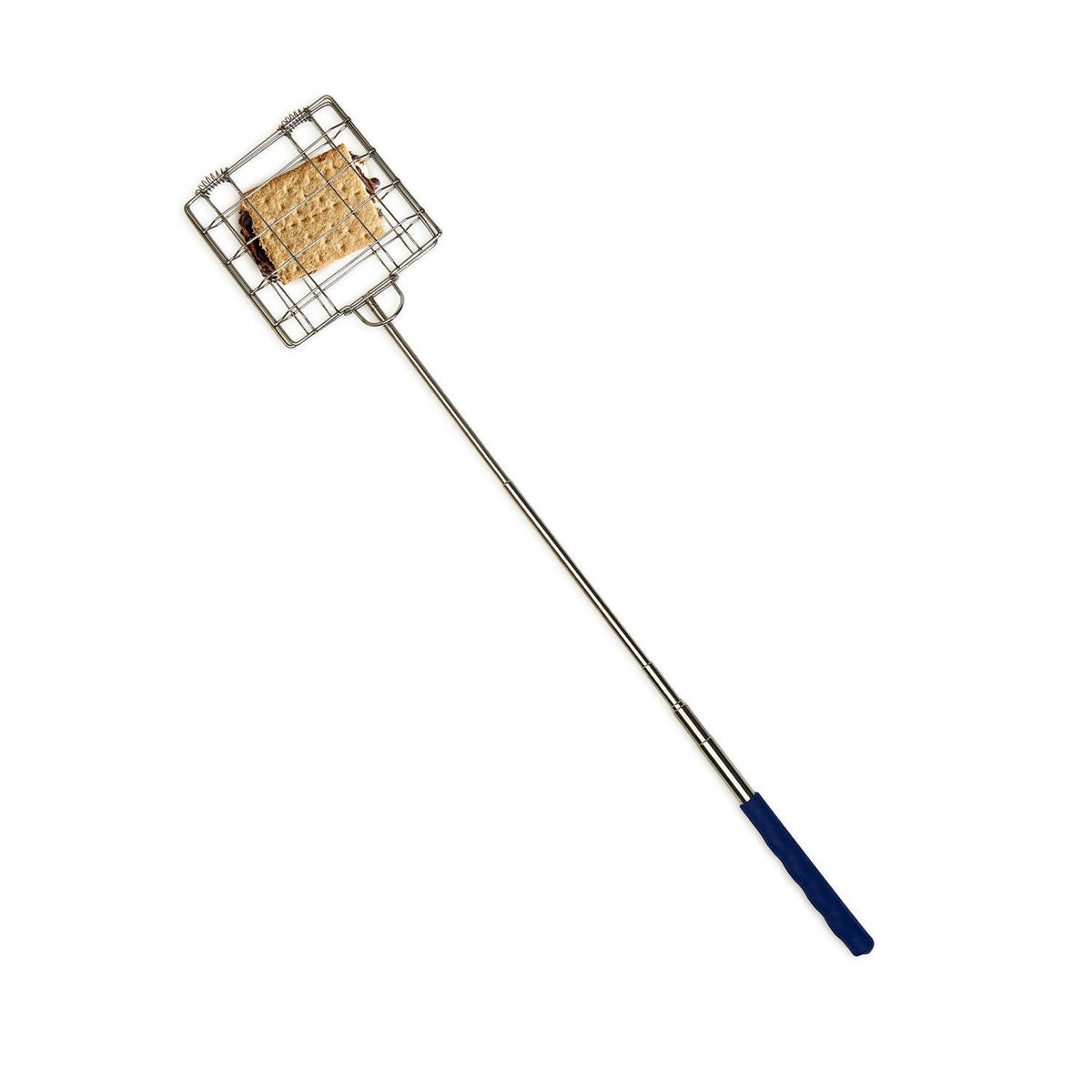 Grillkorb aus Edelstahl, faltbarer Lagerfeuergrill mit Verriegelungsgriff