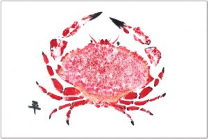 Stone Crab Placemat | Handmade placemat