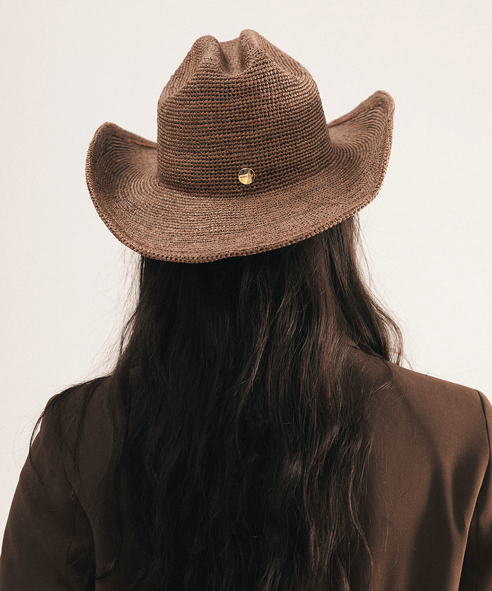 Ames Packbarer Stroh-Cowboyhut