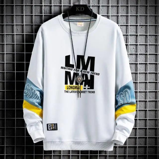 Style Hip Hop Casual Sweatshirts Streetwear Male Hoodies For Winter Casual Wear Party Wear Fashion Street Sweater Men's Casual Men's Trend Long Sleeve Hoodie