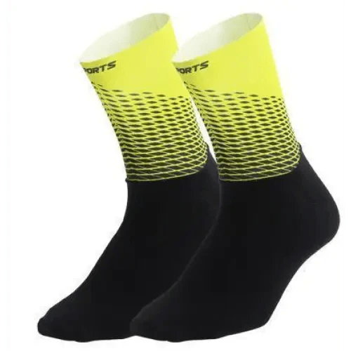 Stylish Fabric Cycling Socks Compression Anti Slip  Breathable Sport Socks For Men And Women  Functional Sports Athletics Breathable Socks