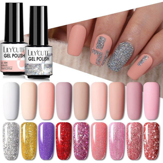 Stylish Gel Nail Polish UV LED Gel Popular Colorful New Fashion Art Manicure Set 120 Colors