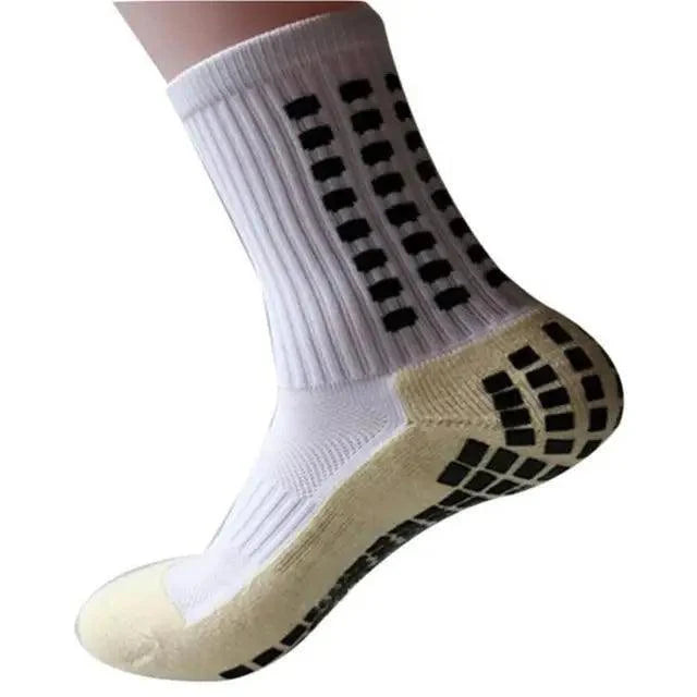 Stylish New Sports Anti Slip Soccer Socks Cotton Football Grip Socks For Men Breathable Sports Running Cycling Socks For Men