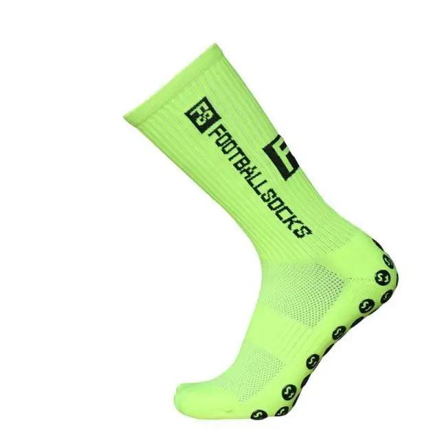 Stylish New Sports Anti Slip Soccer Socks Cotton Football Grip Socks For Men Breathable Sports Running Cycling Socks For Men