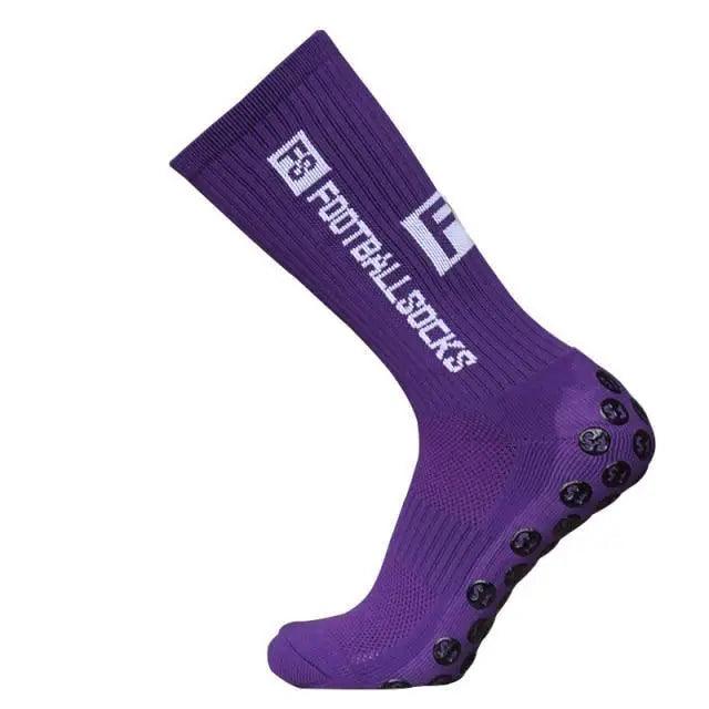 Stylish New Sports Anti Slip Soccer Socks Cotton Football Grip Socks For Men Breathable Sports Running Cycling Socks For Men