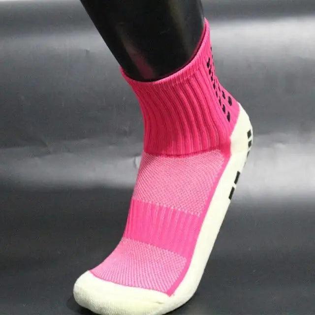 Stylish New Sports Anti Slip Soccer Socks Cotton Football Grip Socks For Men Breathable Sports Running Cycling Socks For Men