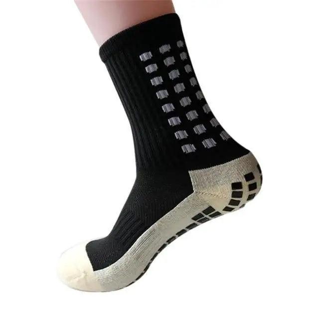Stylish New Sports Anti Slip Soccer Socks Cotton Football Grip Socks For Men Breathable Sports Running Cycling Socks For Men