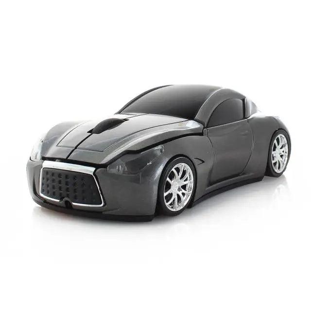 Stylish Wireless Computer Car Shape Mouse Mini 3D Ergonomic PC Gamer Mouse Retro Optical Mice 1600 DPI USB Receiver Suitable for PC/Computer/Laptop