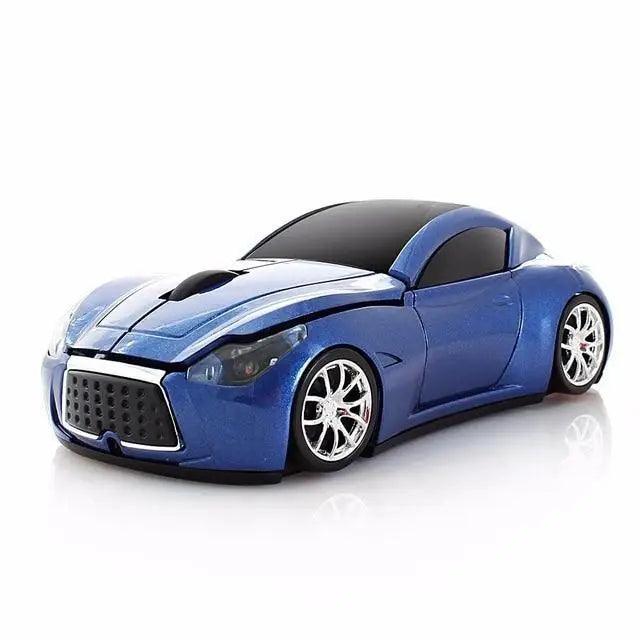 Stylish Wireless Computer Car Shape Mouse Mini 3D Ergonomic PC Gamer Mouse Retro Optical Mice 1600 DPI USB Receiver Suitable for PC/Computer/Laptop