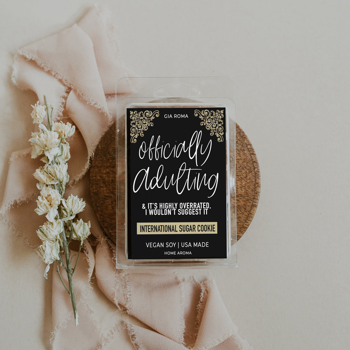 International Sugar Cookie Scented Candle Sweet Vanilla Sugar Bakery Holiday Nostalgia Fragrance