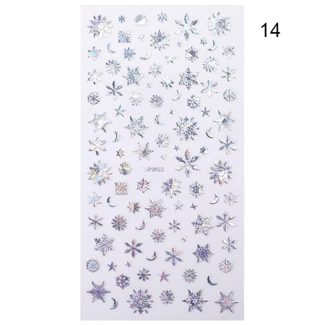 Summer Glitter Nail Decals Stickers Gold Black White Leaf Manicuring Foils Geometric Slider Nail Art Adhesive Decor Adhesive 3D Wave Design Decoration for Women Girls Art Stickers Decal Decoration Metallic Curve Strip Line Nail Decor