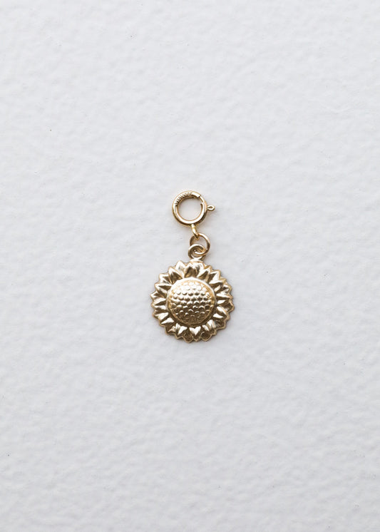 14K Gold Filled Charm - Sonnenblume