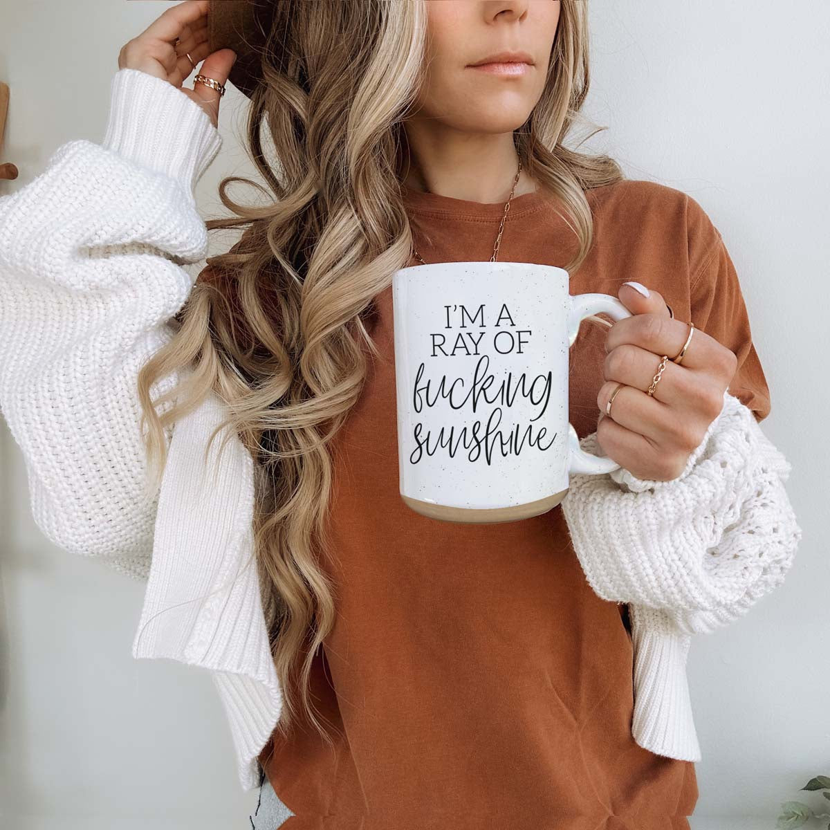 16oz Inspirational Ceramic Coffee Mug Motivational Morning Prayer Mug Sunrise Determination