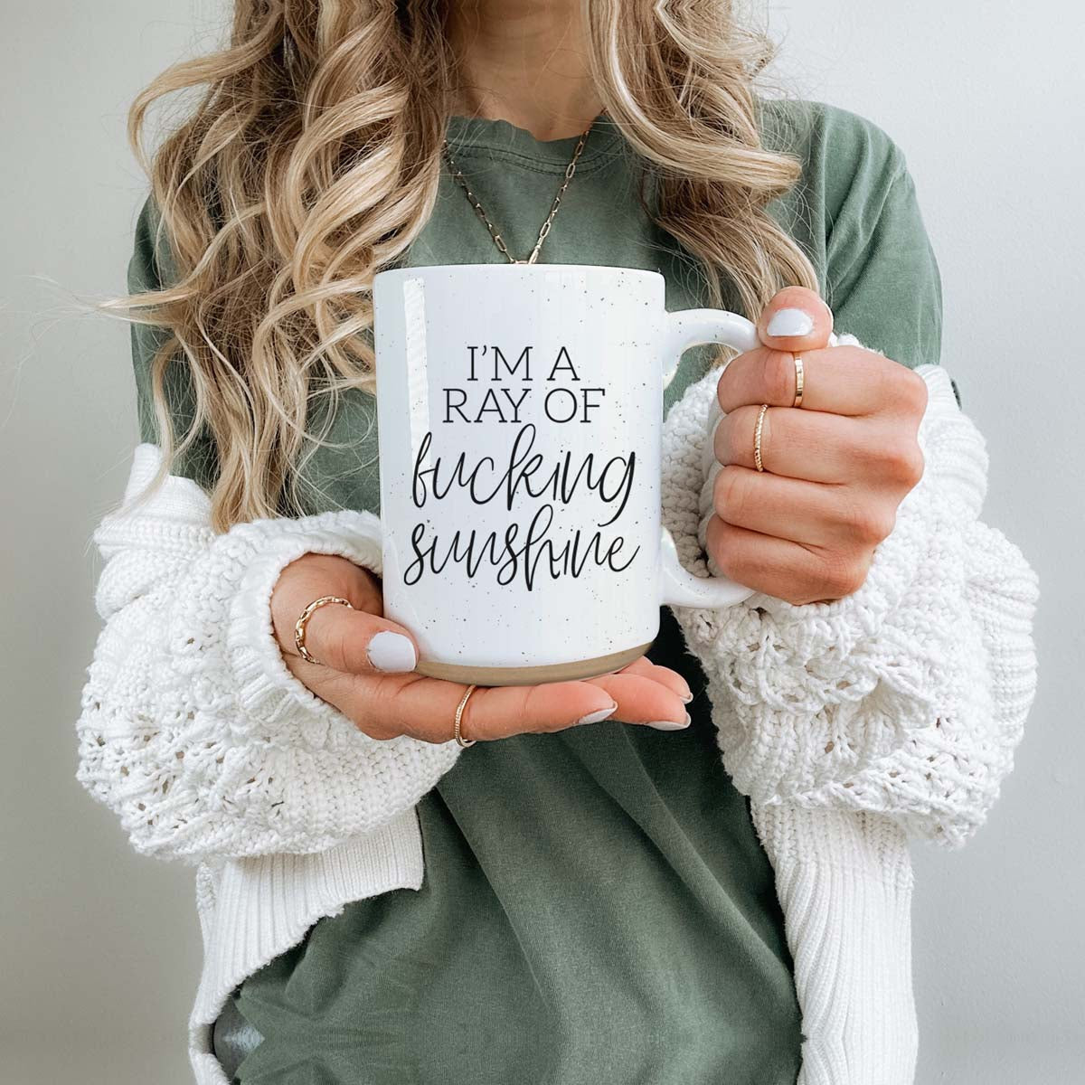 16oz Inspirational Ceramic Coffee Mug Motivational Morning Prayer Mug Sunrise Determination