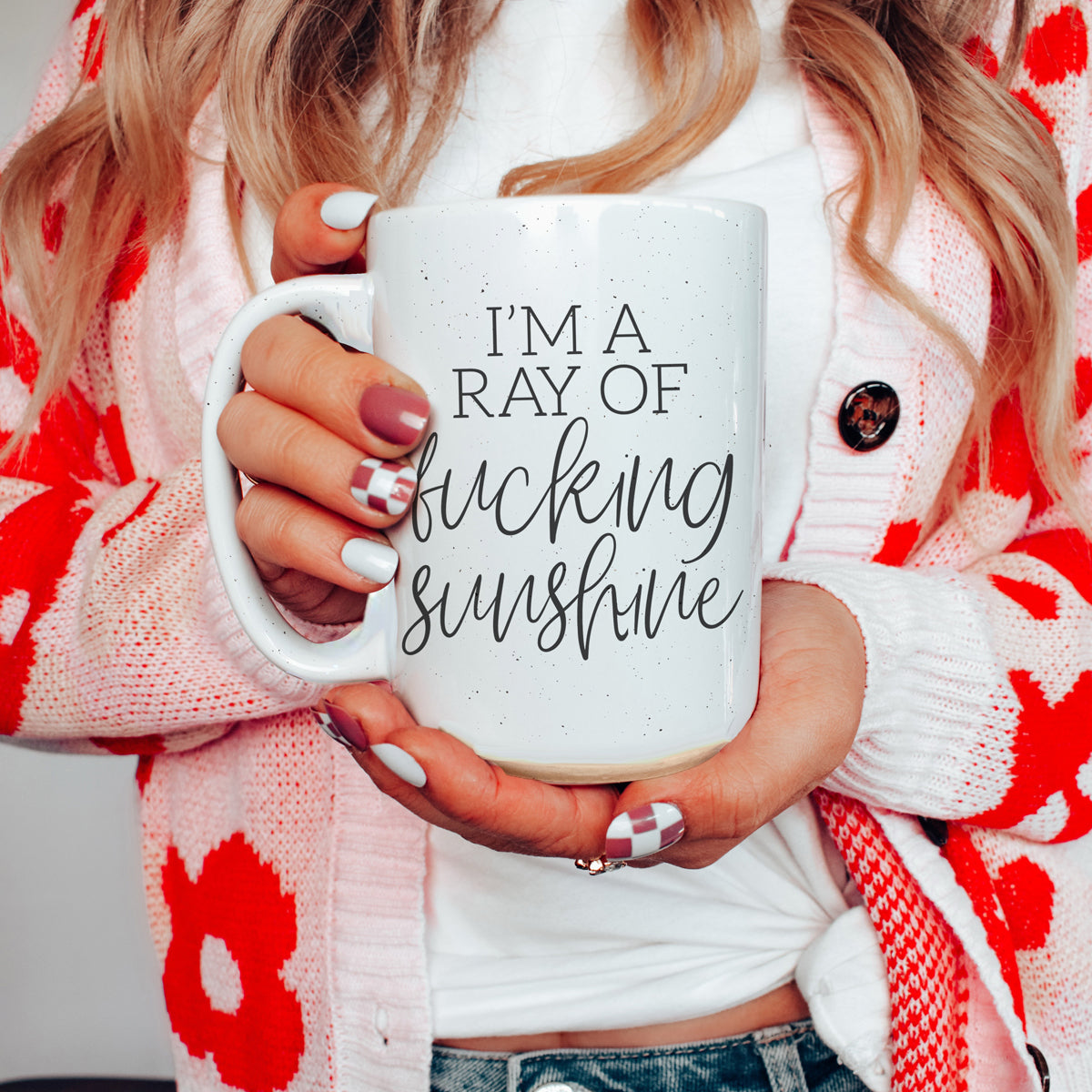 16oz Inspirational Ceramic Coffee Mug Motivational Morning Prayer Mug Sunrise Determination