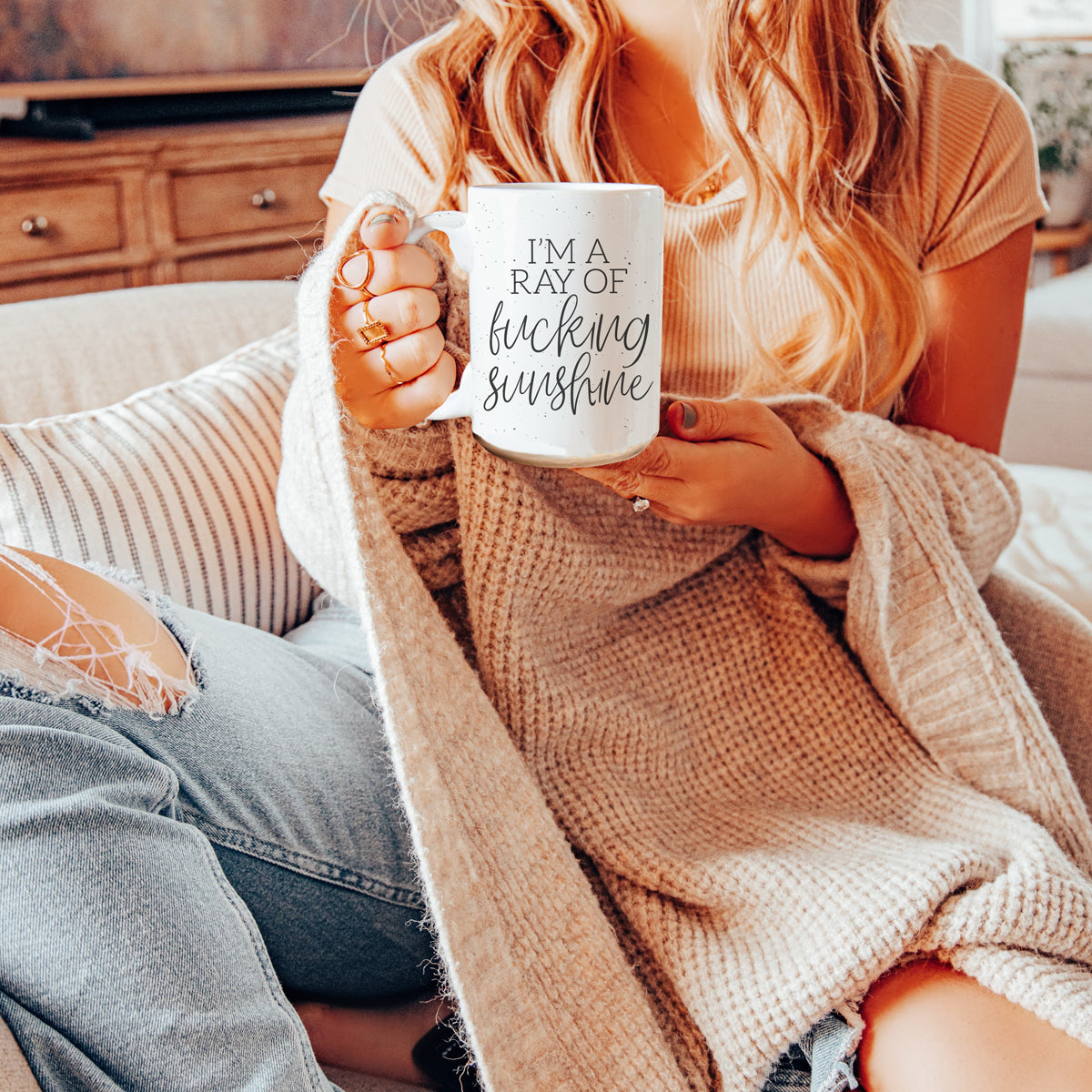 16oz Inspirational Ceramic Coffee Mug Motivational Morning Prayer Mug Sunrise Determination