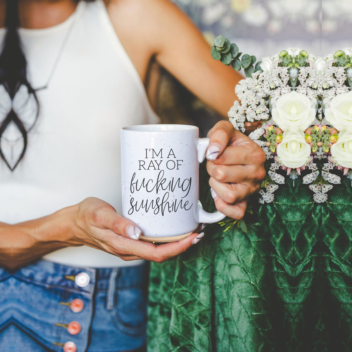 16oz Inspirational Ceramic Coffee Mug Motivational Morning Prayer Mug Sunrise Determination