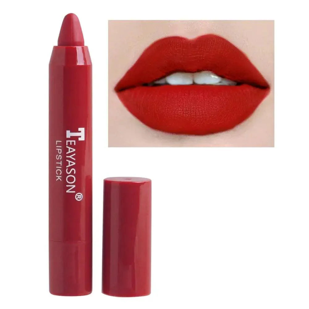 Super Stay 12 Colors Matte Lipsticks - Long Lasting Waterproof Non Stick Lip Pencil Cosmetics