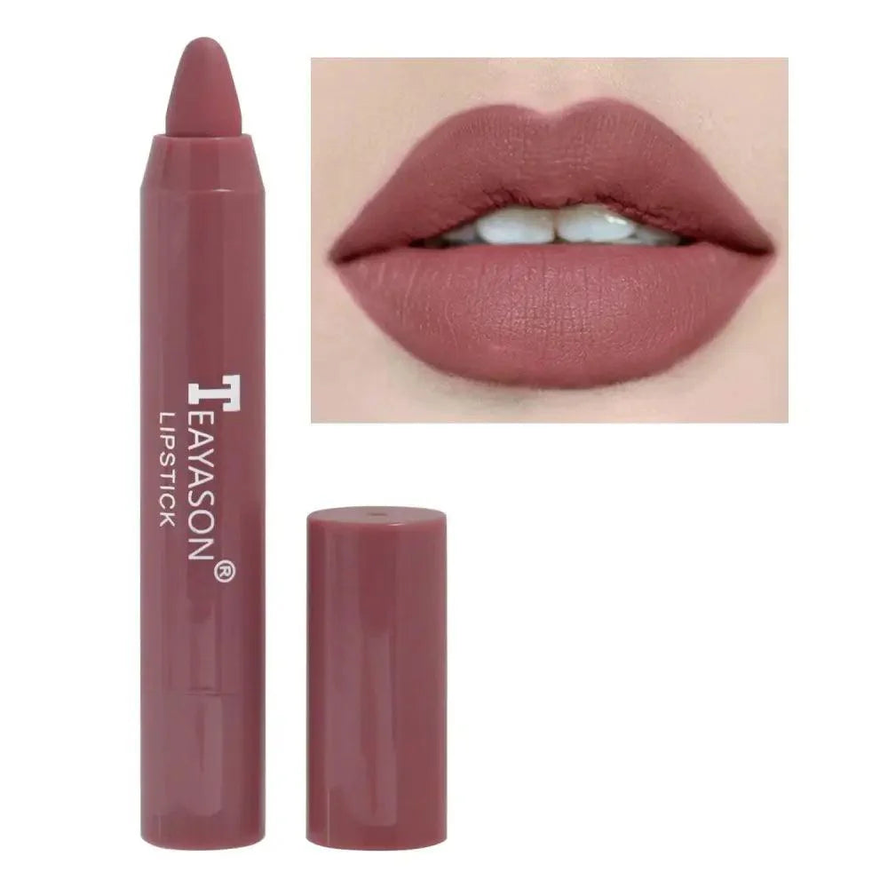 Super Stay 12 Colors Matte Lipsticks - Long Lasting Waterproof Non Stick Lip Pencil Cosmetics