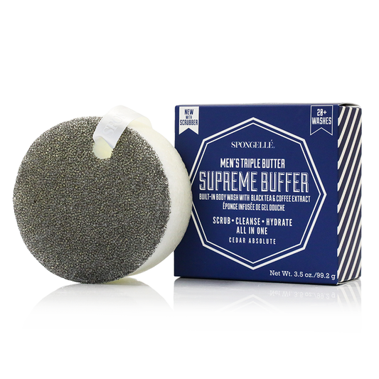 Tampon suprême pour hommes 20+ | Éponge noire