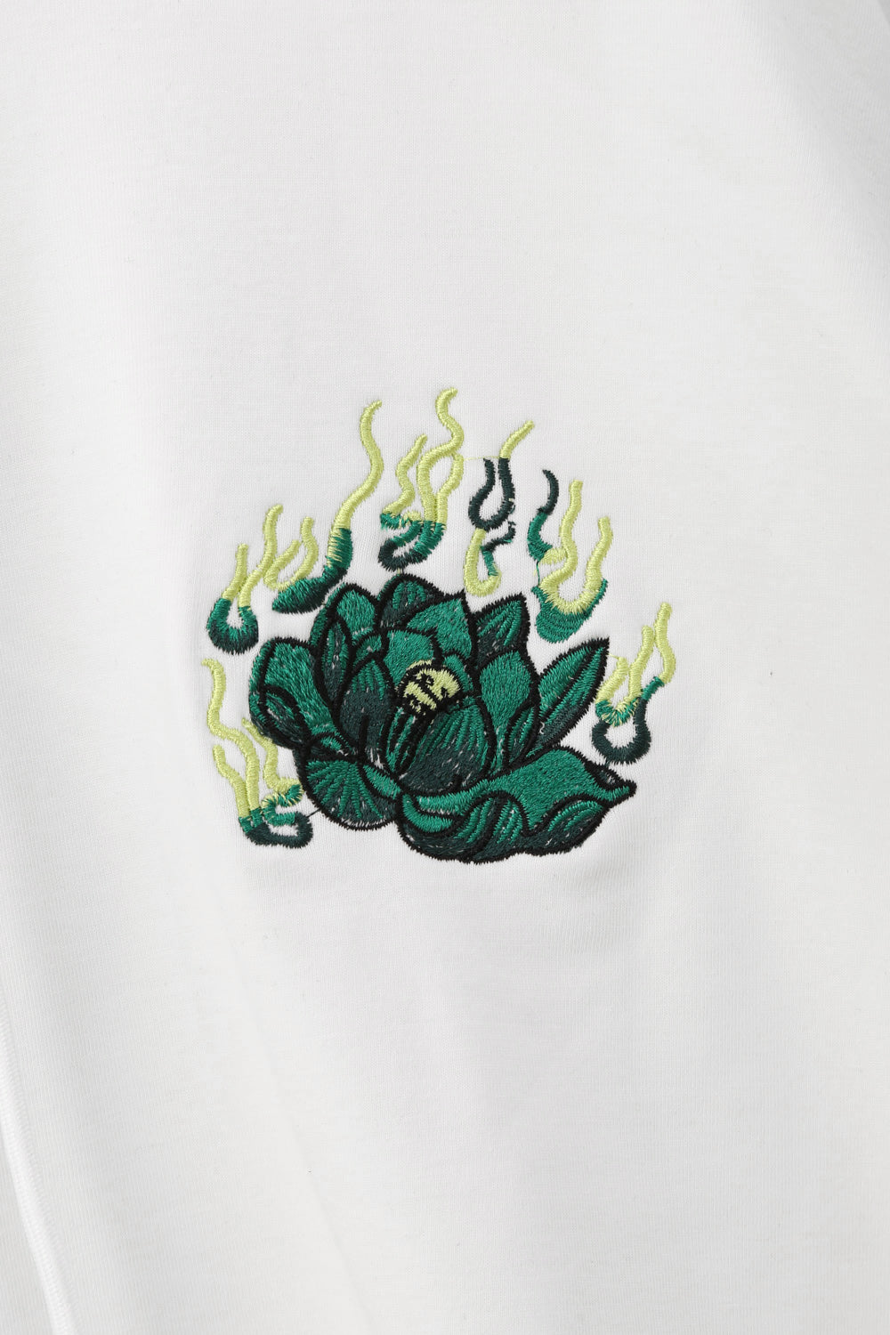 SW9007 Smaragdgrüner Kirin Stickpullover