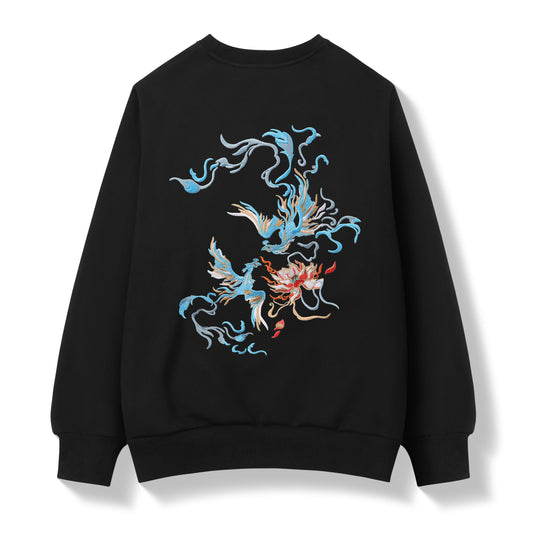 Pull brodé Blue Phoenix SW9010