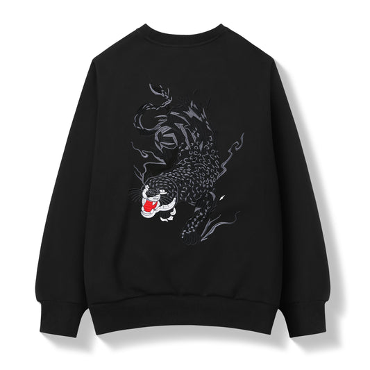 Pull brodé Panthère déchaînée SW9202