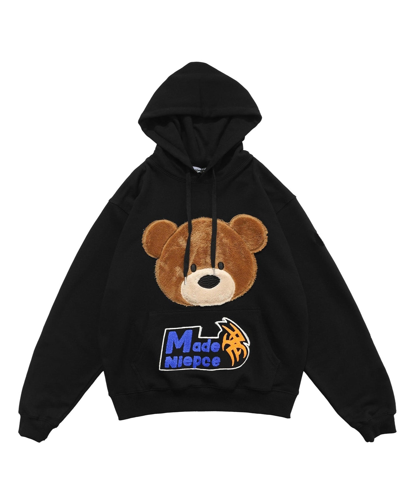 EXT369 Flauschiger Teddy-Kapuzenpullover