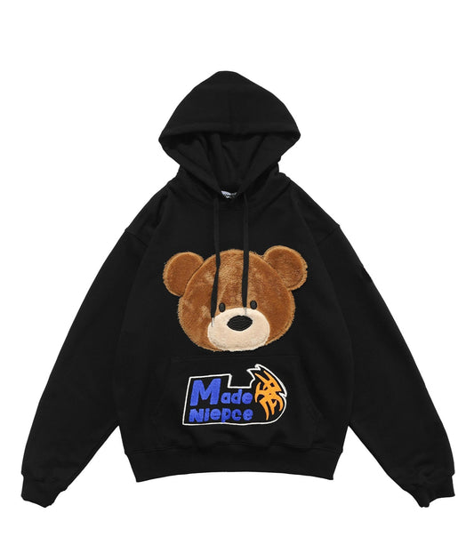 EXT369 Sweat à capuche ourson en peluche
