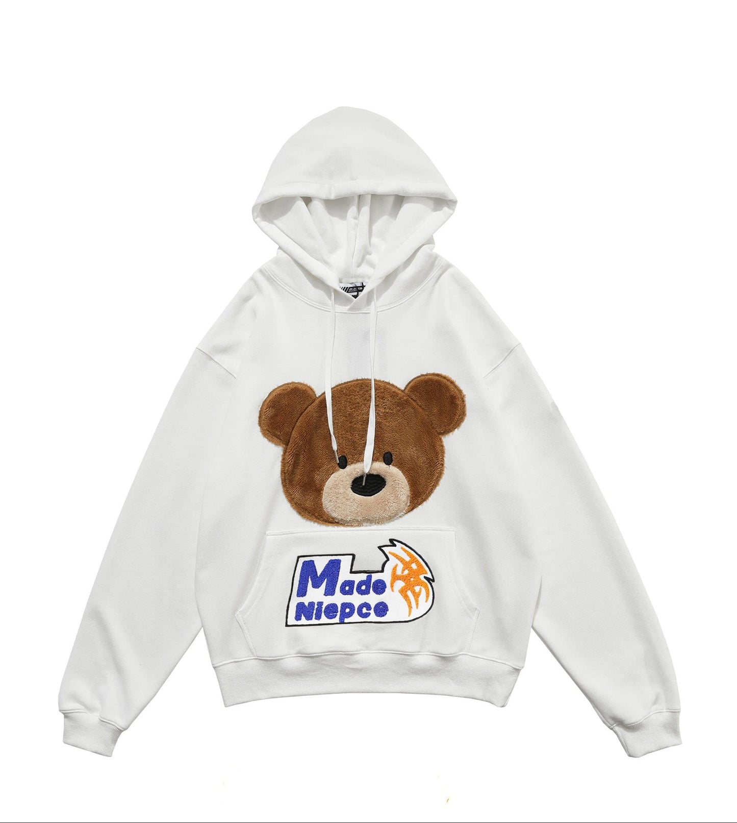 EXT369 Flauschiger Teddy-Kapuzenpullover