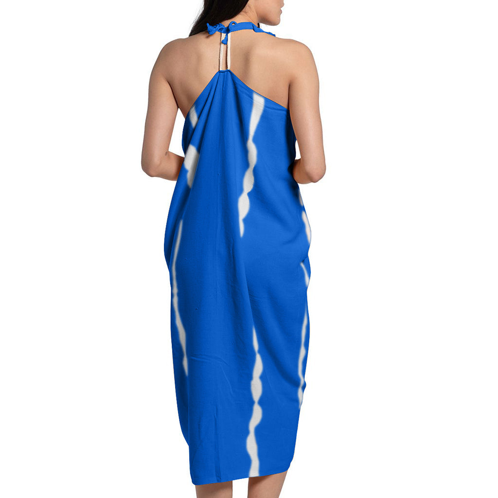 Tunique paréo kimono en coton turc tie-dye, robe en mélange de bambou à séchage rapide