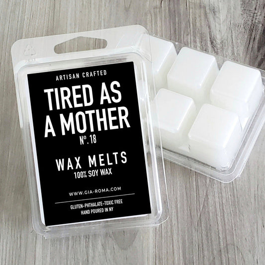 Lemon Lavender Focus Candle No 18 Tired As A Mother Scented Soy Candle White Or Black Label