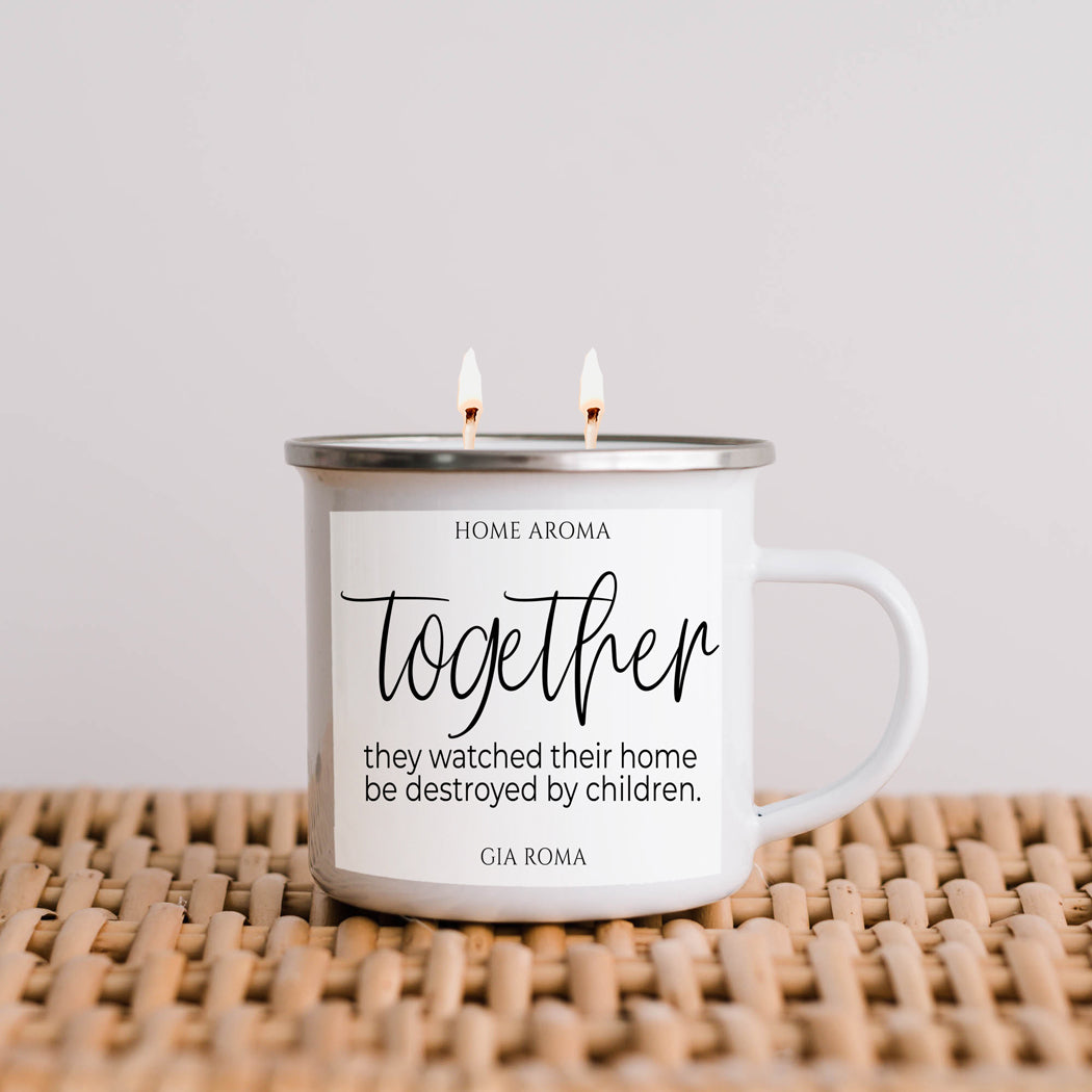 Mothers Day Candle Mug 16oz Reusable Metal Candle Soy Gift