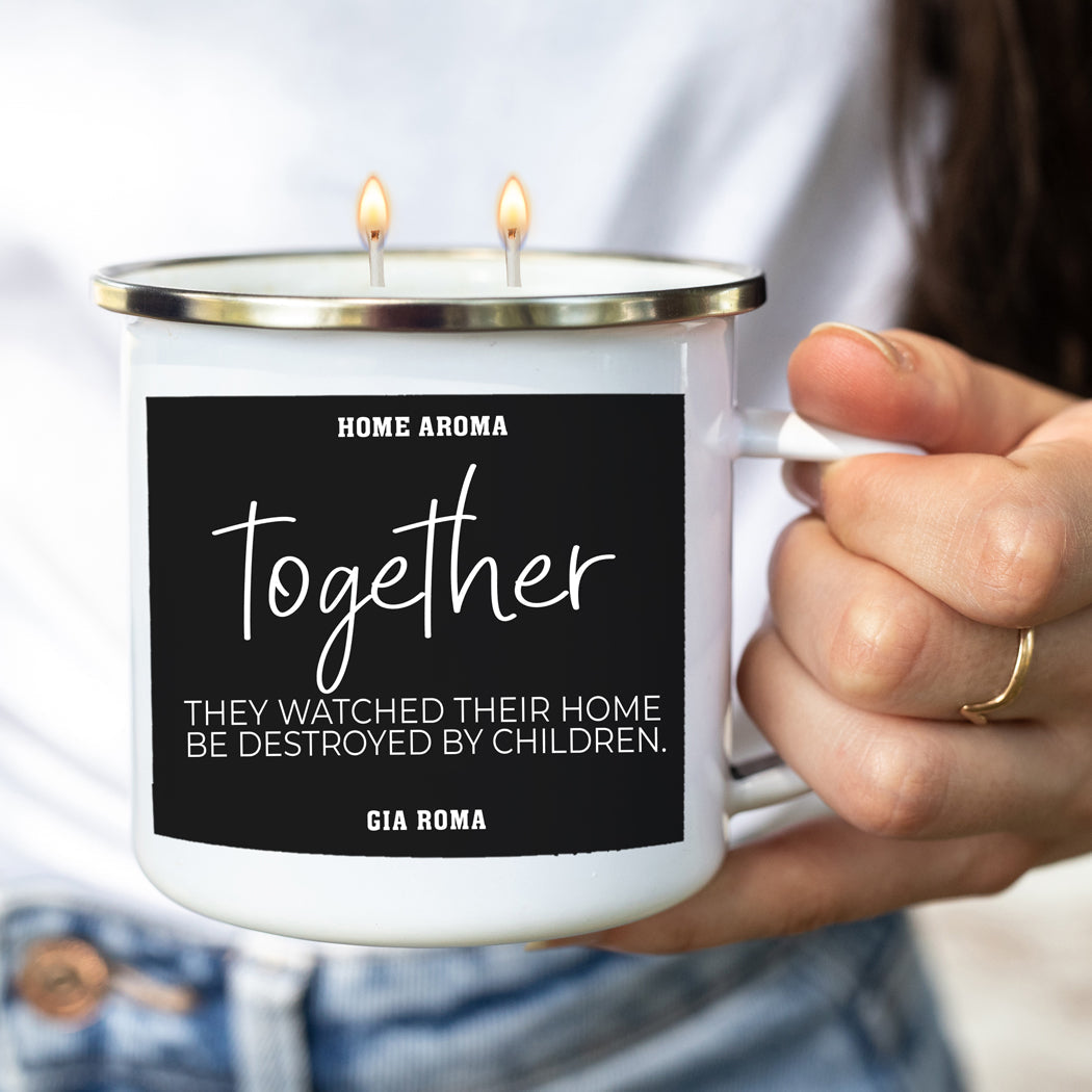 Mothers Day Candle Mug 16oz Reusable Metal Candle Soy Gift