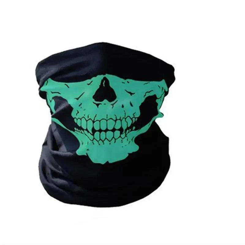 Top Quality Cycling Mask Headwear Halloween Skull Wrap Scarf Warm Washable Headband Breathable Running Bandana Outdoor Sports Equipment