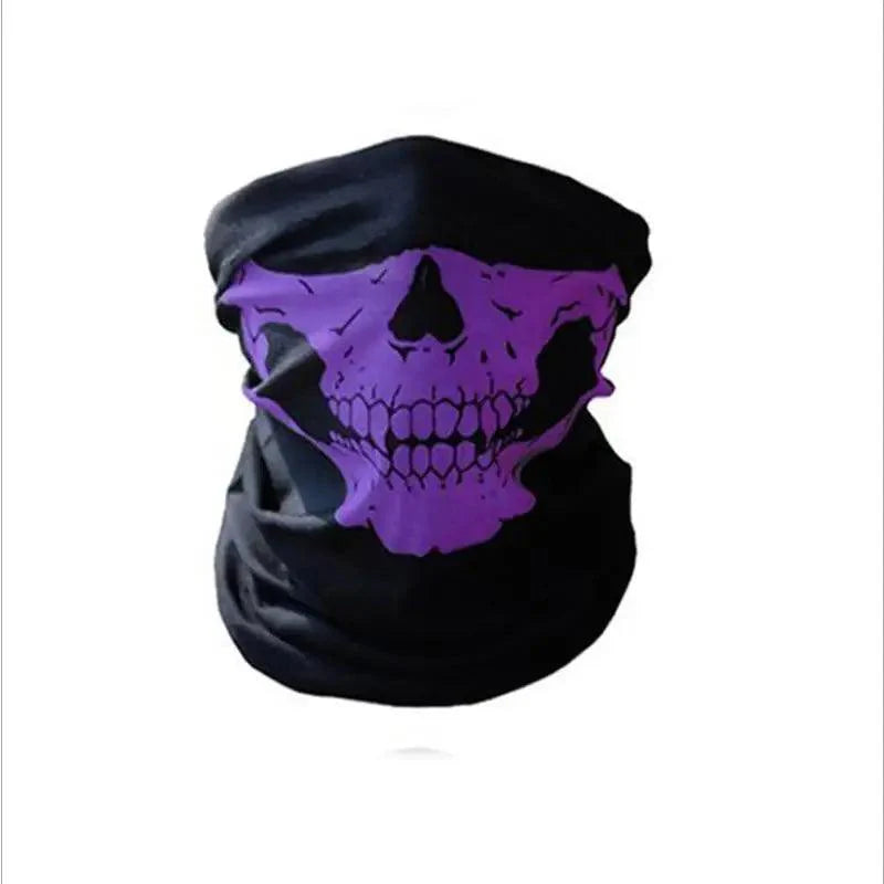 Top Quality Cycling Mask Headwear Halloween Skull Wrap Scarf Warm Washable Headband Breathable Running Bandana Outdoor Sports Equipment