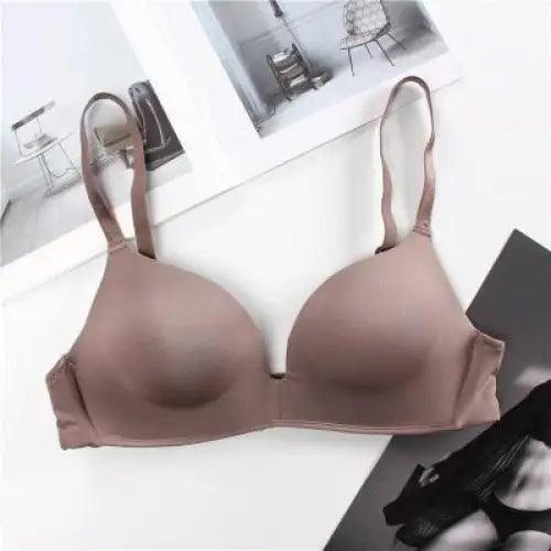 Seamless Bras for Women Push Up Bra No Wire Brassiere A B Cup Underwear Bra Three Quarters 3/4 Cup Thin Soft Sexy