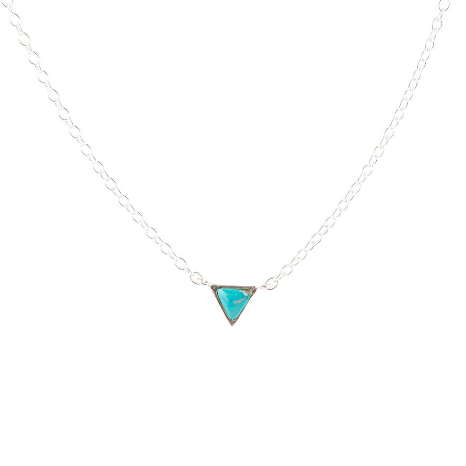 Collier Trident en Turquoise et Argent Sterling