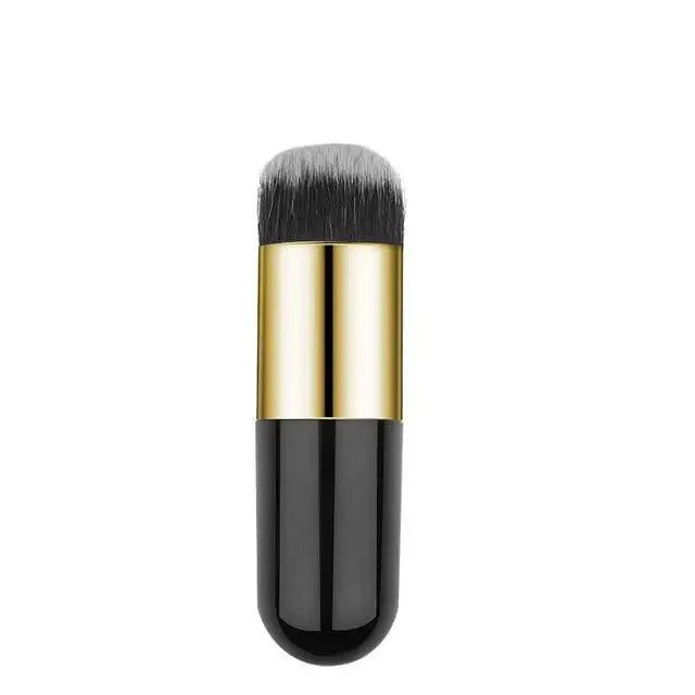 Unique Design 1pc Professional Chubby Pier Foundation Brush 5Color Makeup Brush Flat Cream Makeup Brushes Professional Cosmetic Make-up Brush
