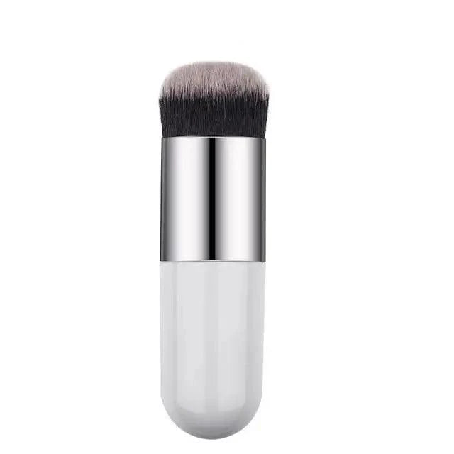 Unique Design 1pc Professional Chubby Pier Foundation Brush 5Color Makeup Brush Flat Cream Makeup Brushes Professional Cosmetic Make-up Brush