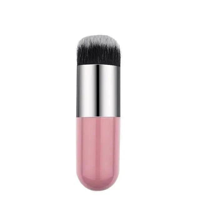 Unique Design 1pc Professional Chubby Pier Foundation Brush 5Color Makeup Brush Flat Cream Makeup Brushes Professional Cosmetic Make-up Brush