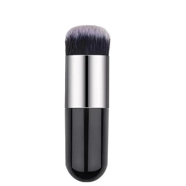 Unique Design 1pc Professional Chubby Pier Foundation Brush 5Color Makeup Brush Flat Cream Makeup Brushes Professional Cosmetic Make-up Brush