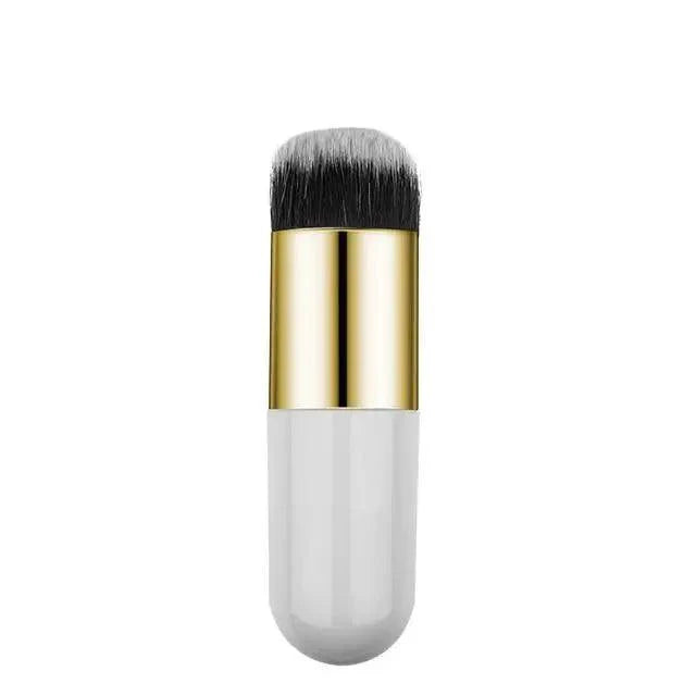 Unique Design 1pc Professional Chubby Pier Foundation Brush 5Color Makeup Brush Flat Cream Makeup Brushes Professional Cosmetic Make-up Brush